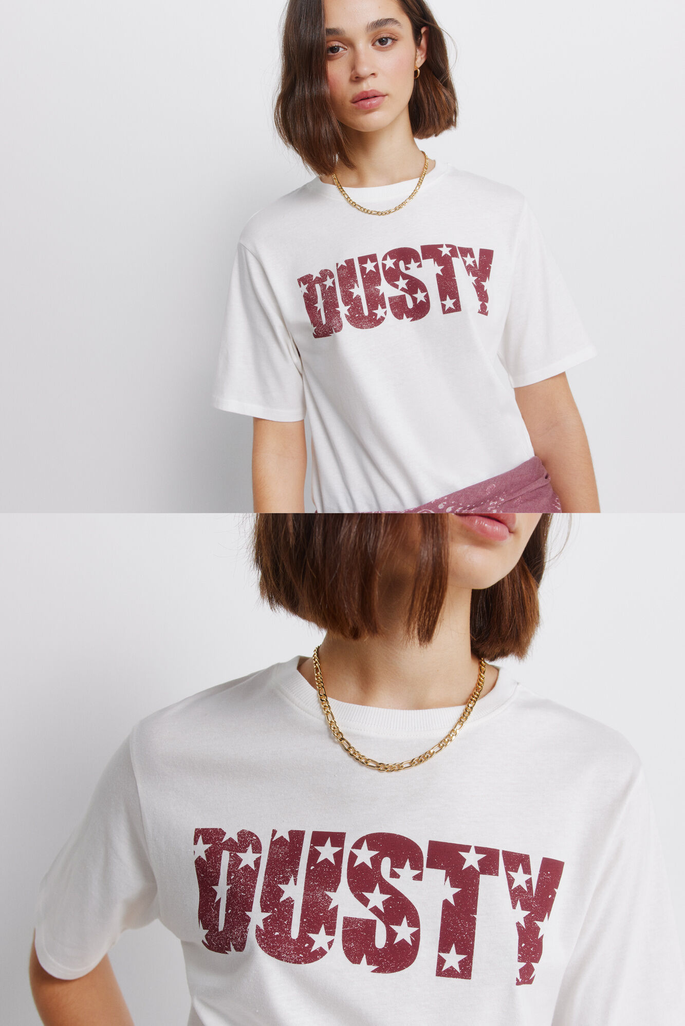 Springfield Playera cuello acanalado dusty