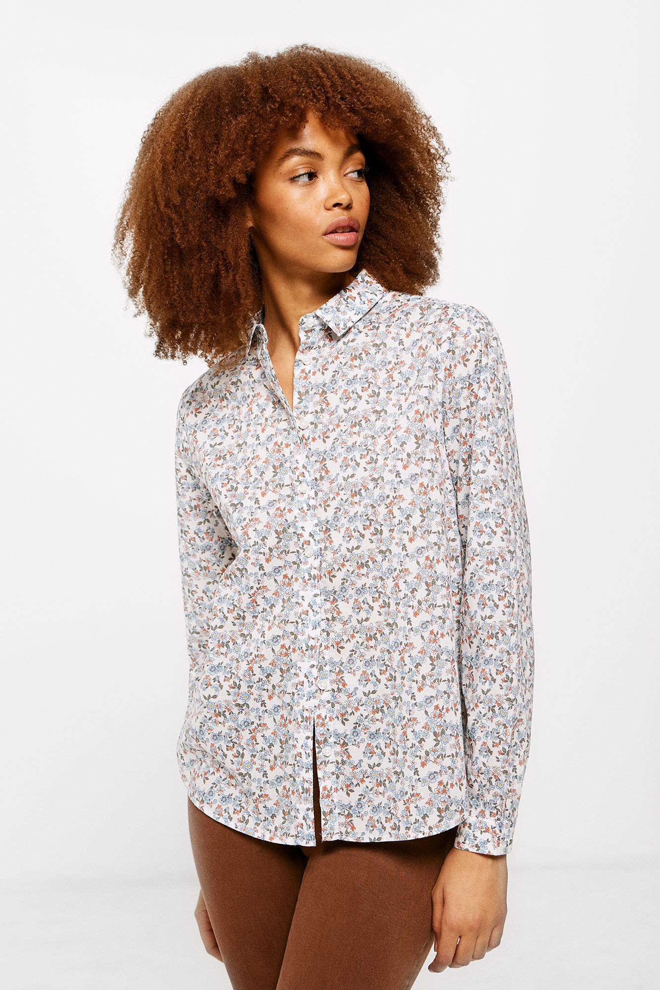 Blusa estampada algodon Blusas de mujer WomenSecret MX