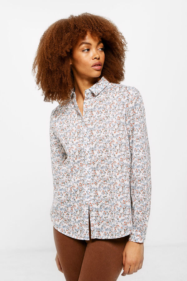 Springfield Blusa estampada algodón estampado