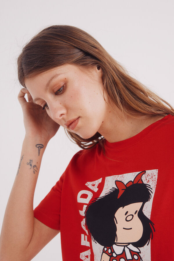 Springfield Playera "Mafalda" rojo