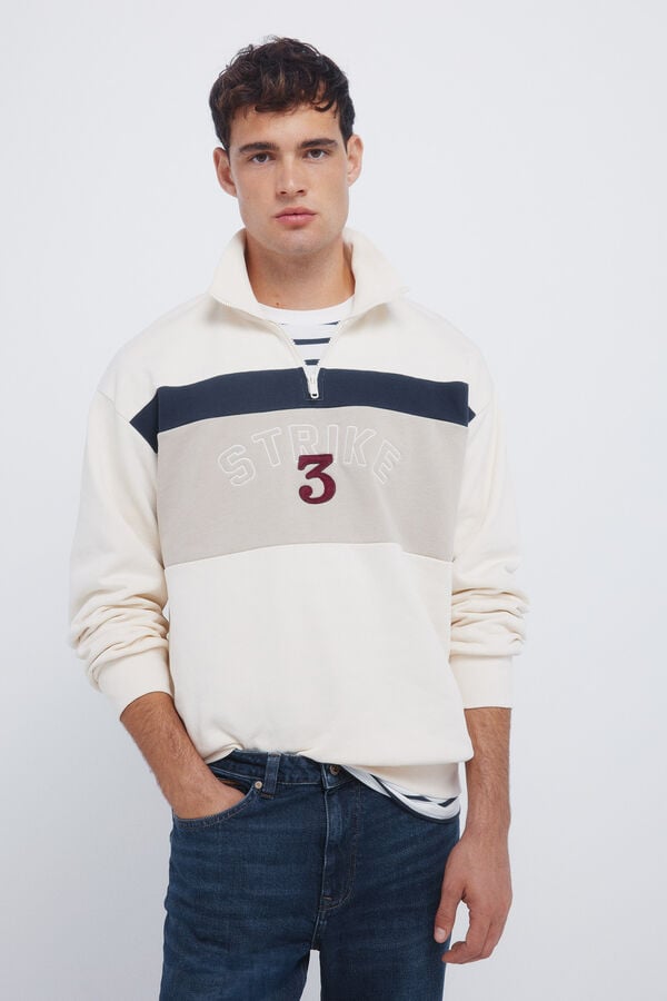 Springfield Sudadera Strike sudadera blanco