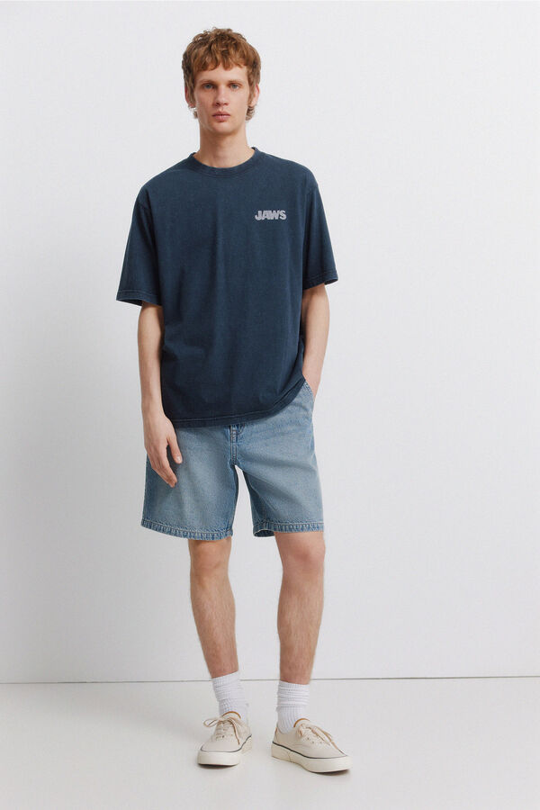Springfield Playera Jaw Aniversary azulado