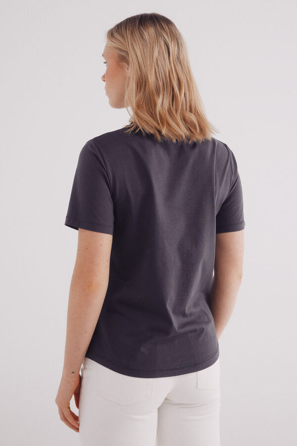 Springfield Playera "I'm real baby…" gris