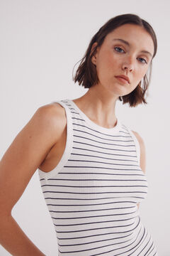 Springfield Vestido tubo rayas marineras estampado