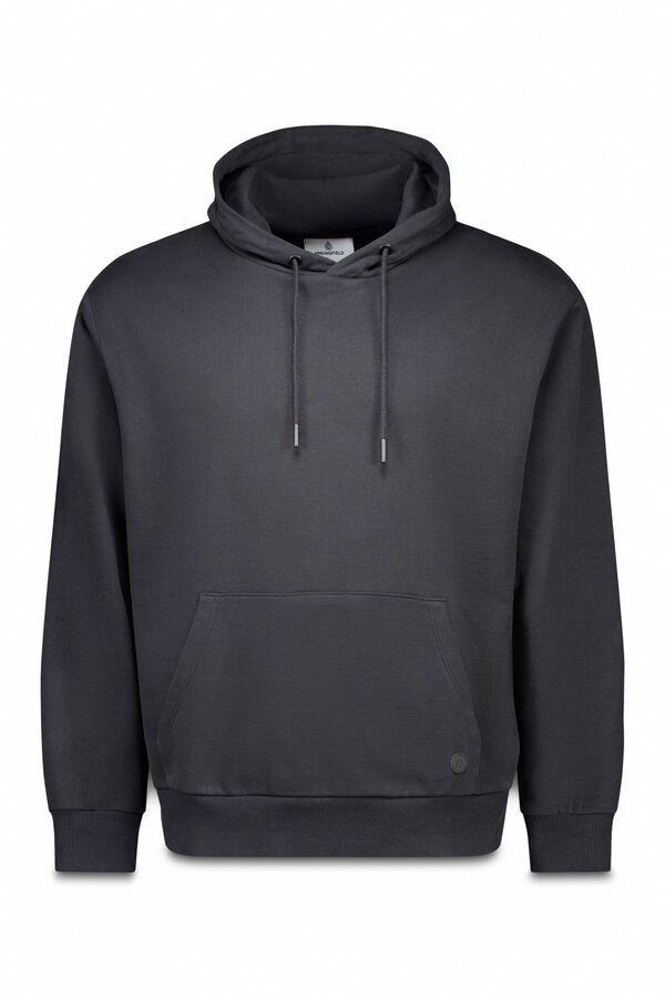 Springfield Sudadera b&aacute;sica capucha negro