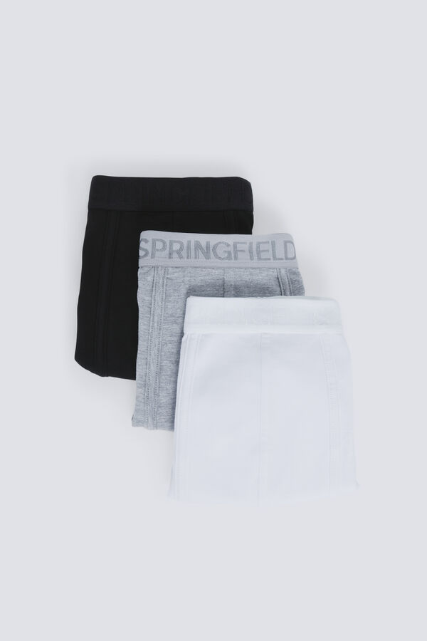 Springfield Pack 3 boxers b&aacute;sicos natural