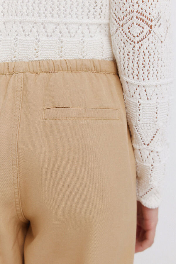 Springfield Pantalones jogger caf&eacute;