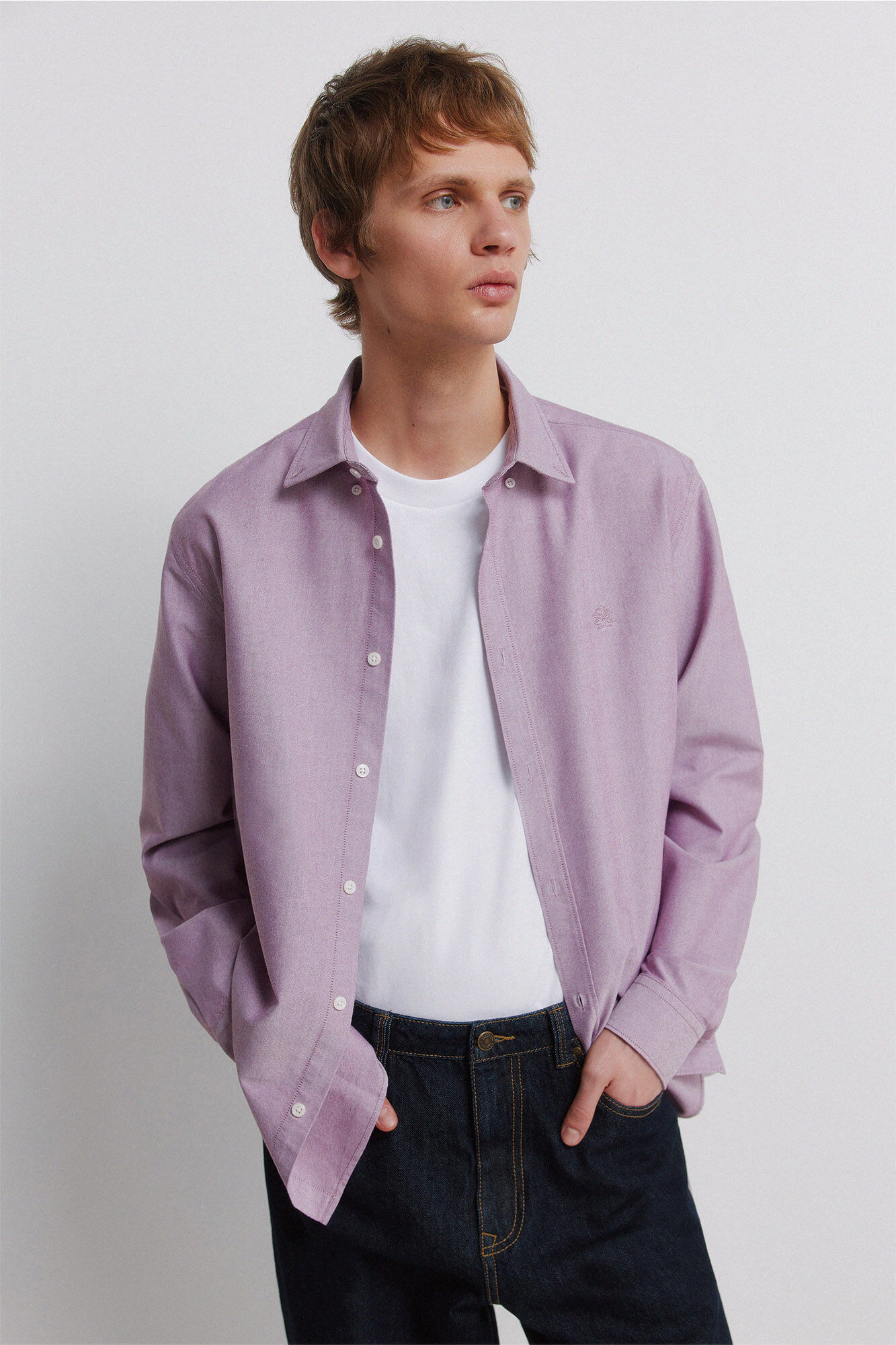 Springfield Camisa oxford sin arrugas