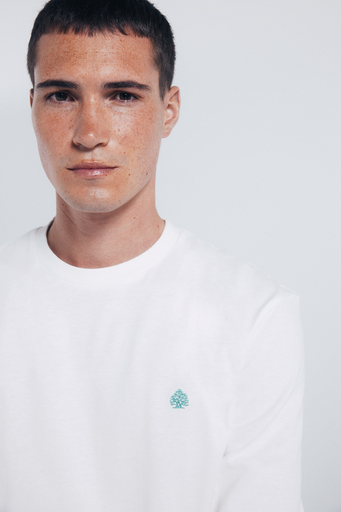 Springfield Playera b&aacute;sica de manga larga con acabado suave.