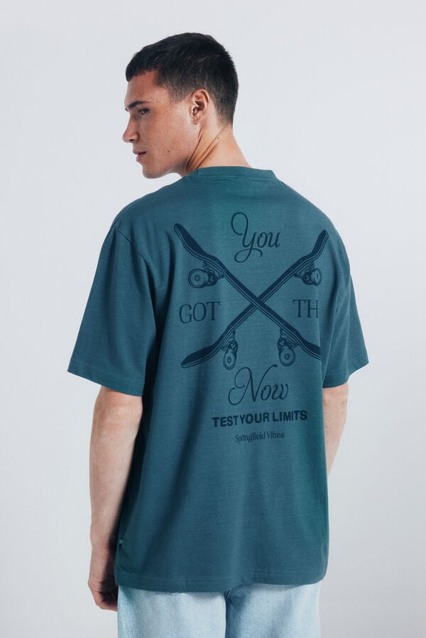 Springfield Camiseta enjoy azul