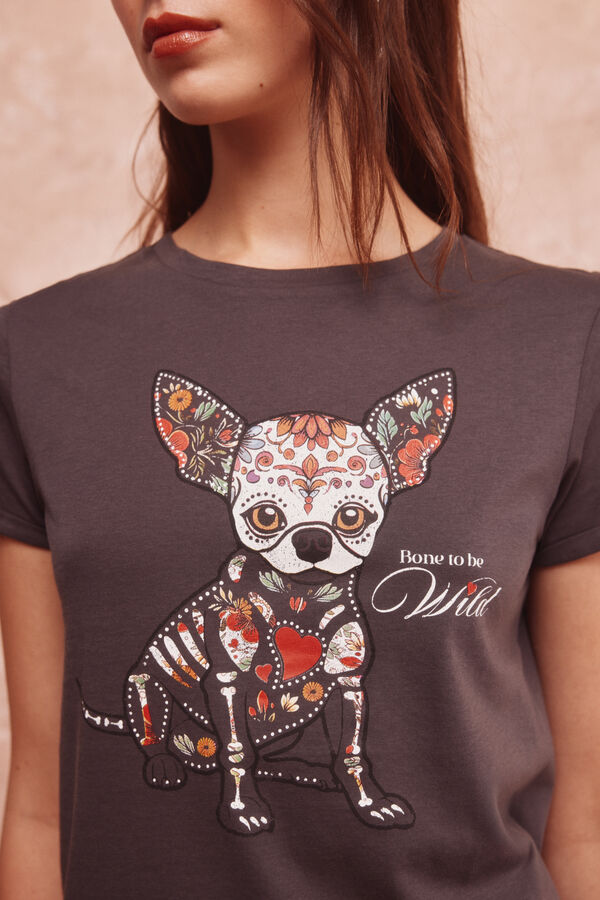 Springfield Playera "Salvaje" gris