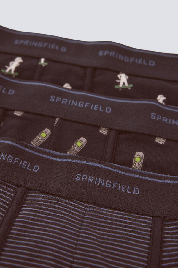 Springfield 3 boxers 90s azul