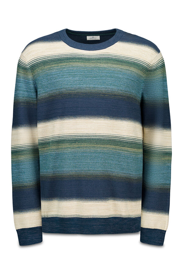 Springfield Su&eacute;ter multiraya estructura azul