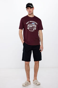 Springfield Playera bike obssesion púrpura