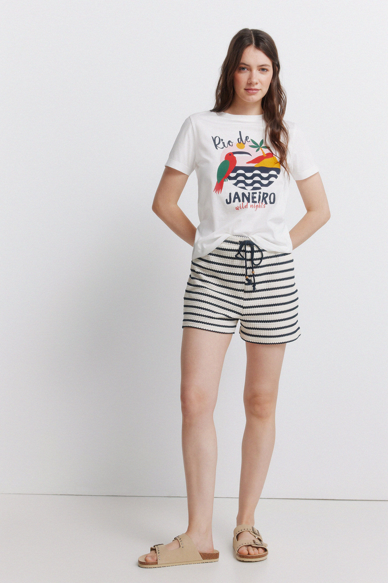 Springfield Shorts de rayas