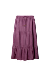 Springfield Falda midi con volantes morado/lila