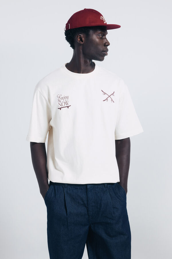 Springfield Camiseta enjoy blanco