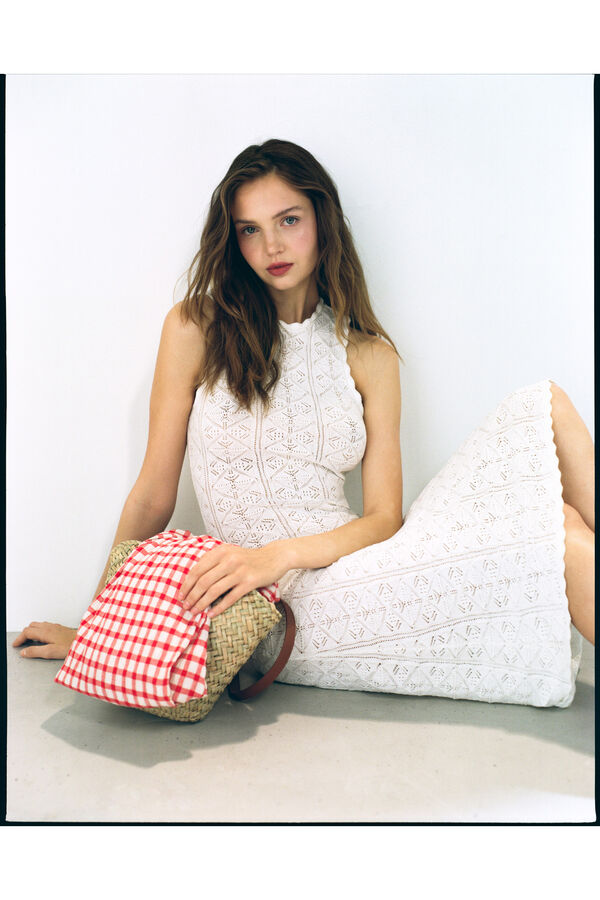 High Spirits Vestido Tulip blanco