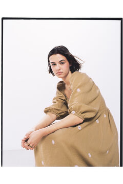 Springfield Vestido Earthy kaki