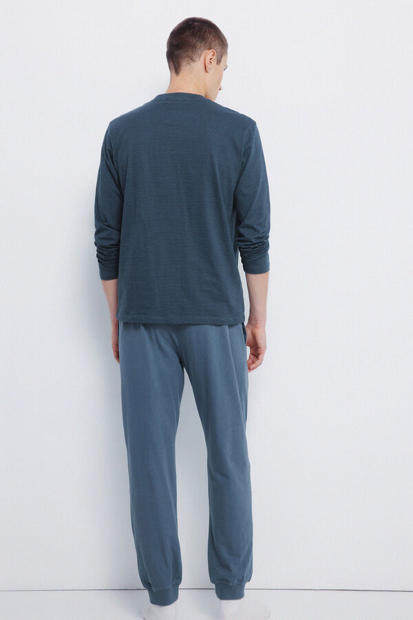 Springfield Pijama larga Cookie Monster azul