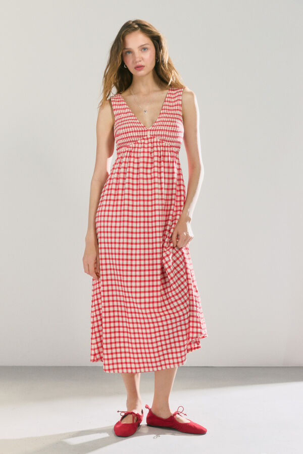 High Spirits Vestido Clover rojo