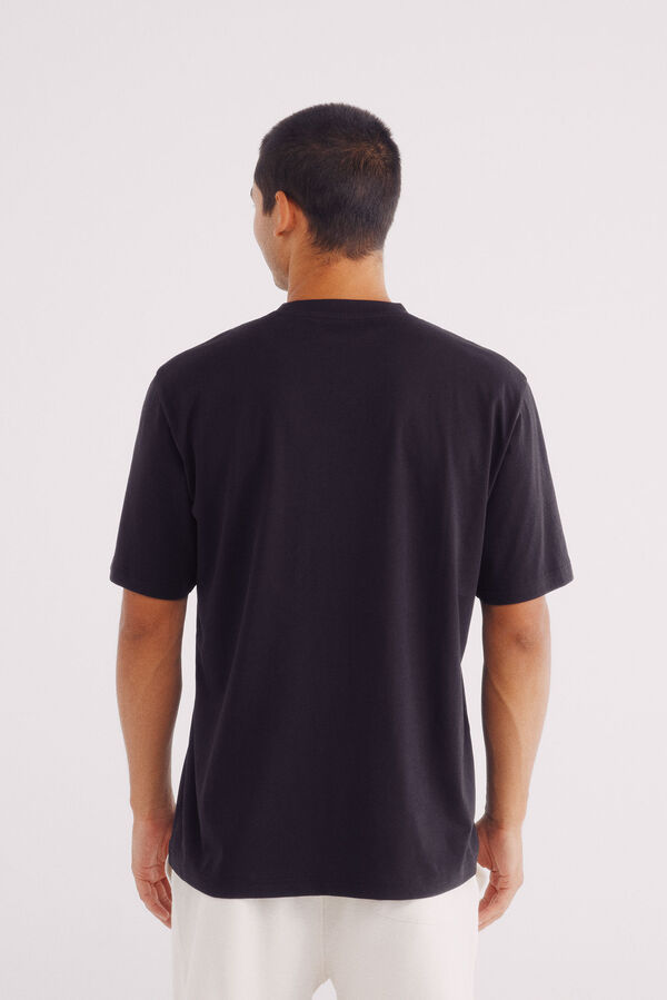 Springfield Playera Gorillaz Plastic Beach negro