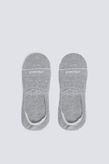Springfield Pack 2 calcetines invisibles b&aacute;sicos gris