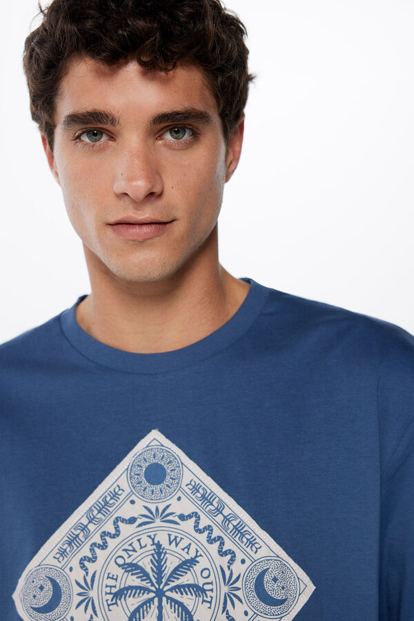 Springfield Playera bandana azul