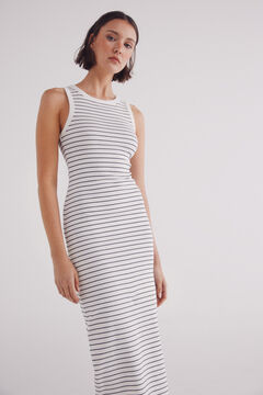 Springfield Vestido tubo rayas marineras estampado
