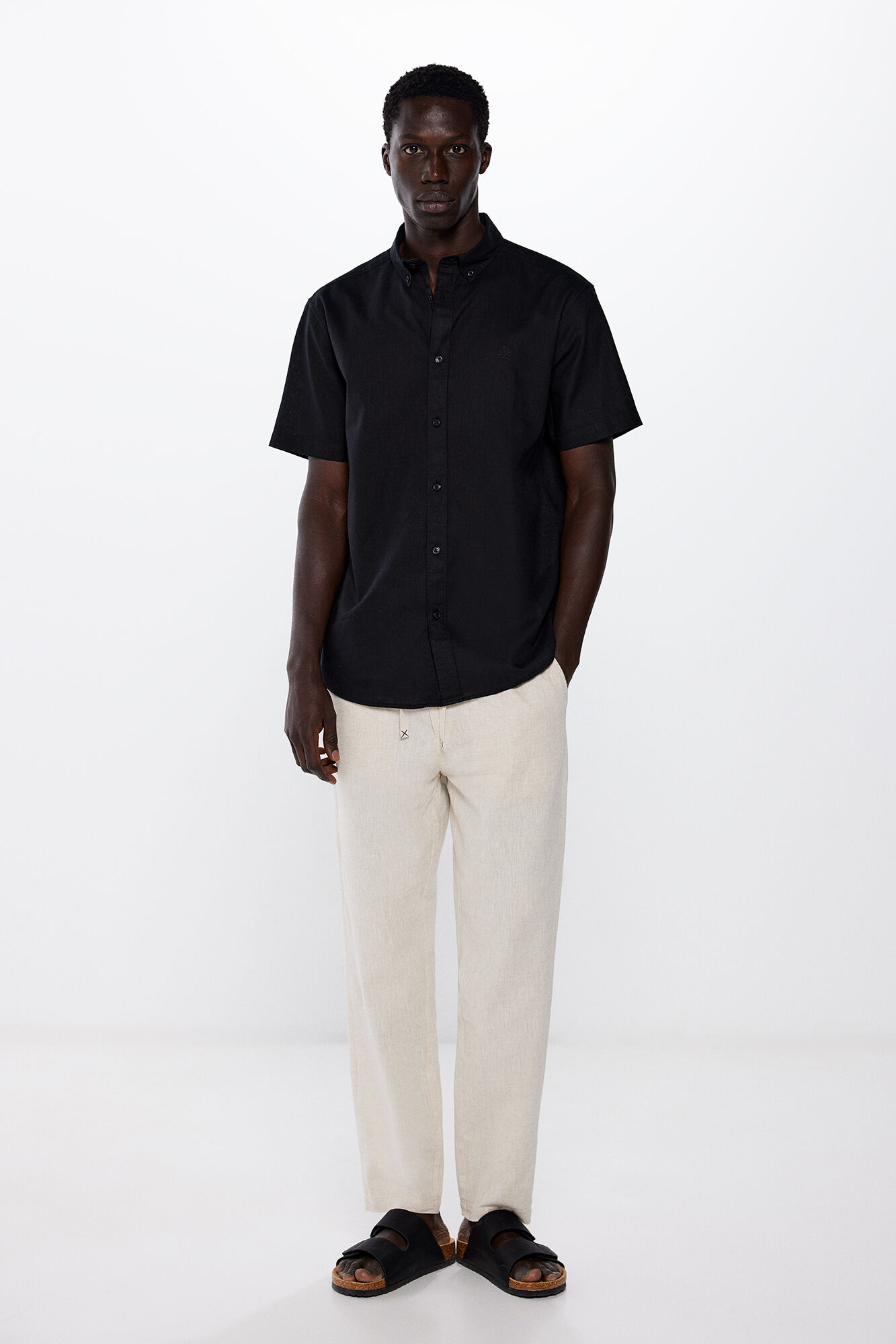 Camisa manga corta springfield clearance