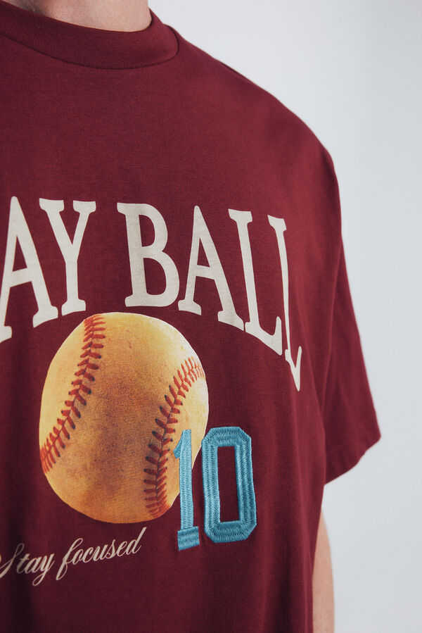 Springfield Camiseta play ball rojo