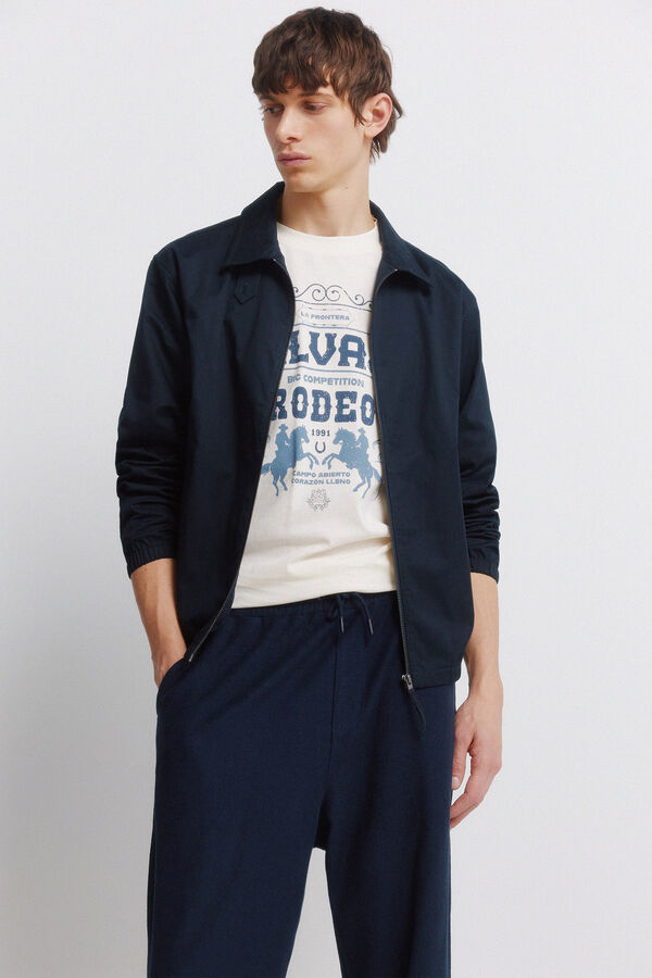 Springfield Pantal&oacute;n jogger recto azulado