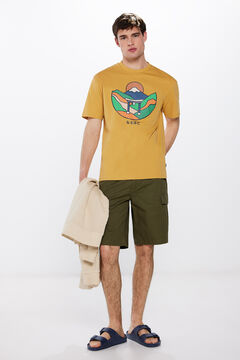 Springfield Playera monte japonés amarillo