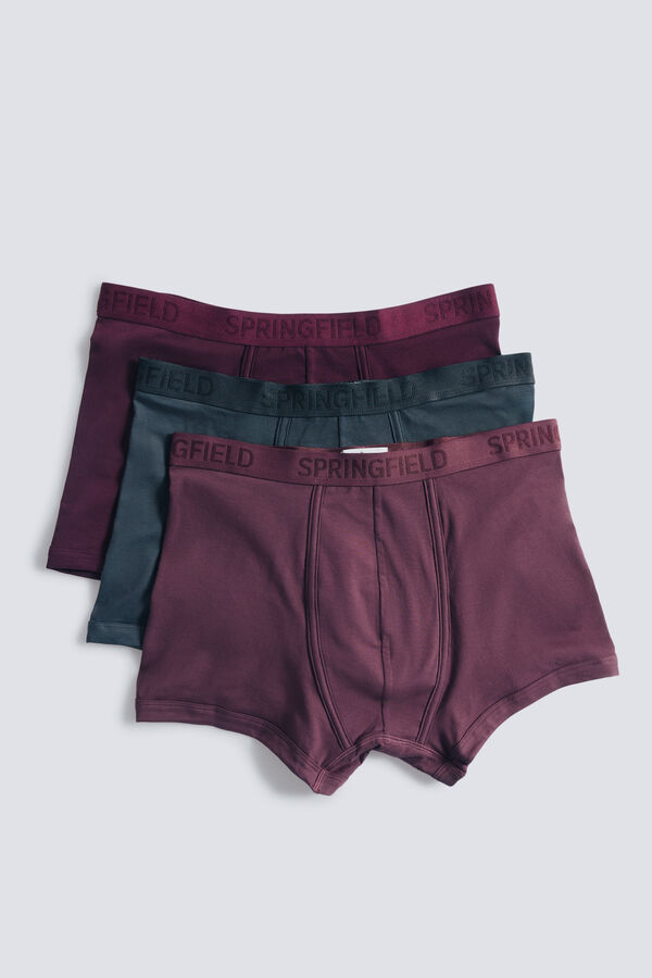Springfield Pack 3 boxers púrpura