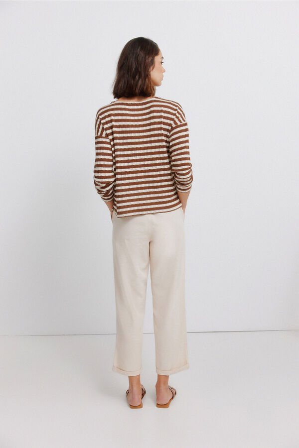 Springfield Pantalones jogger estampado