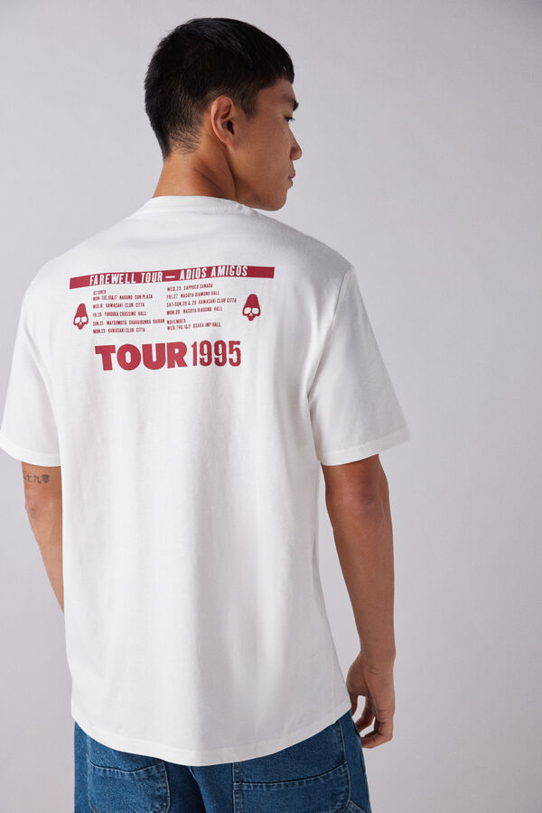 Springfield Playera Ramones Tour 1995 marfil