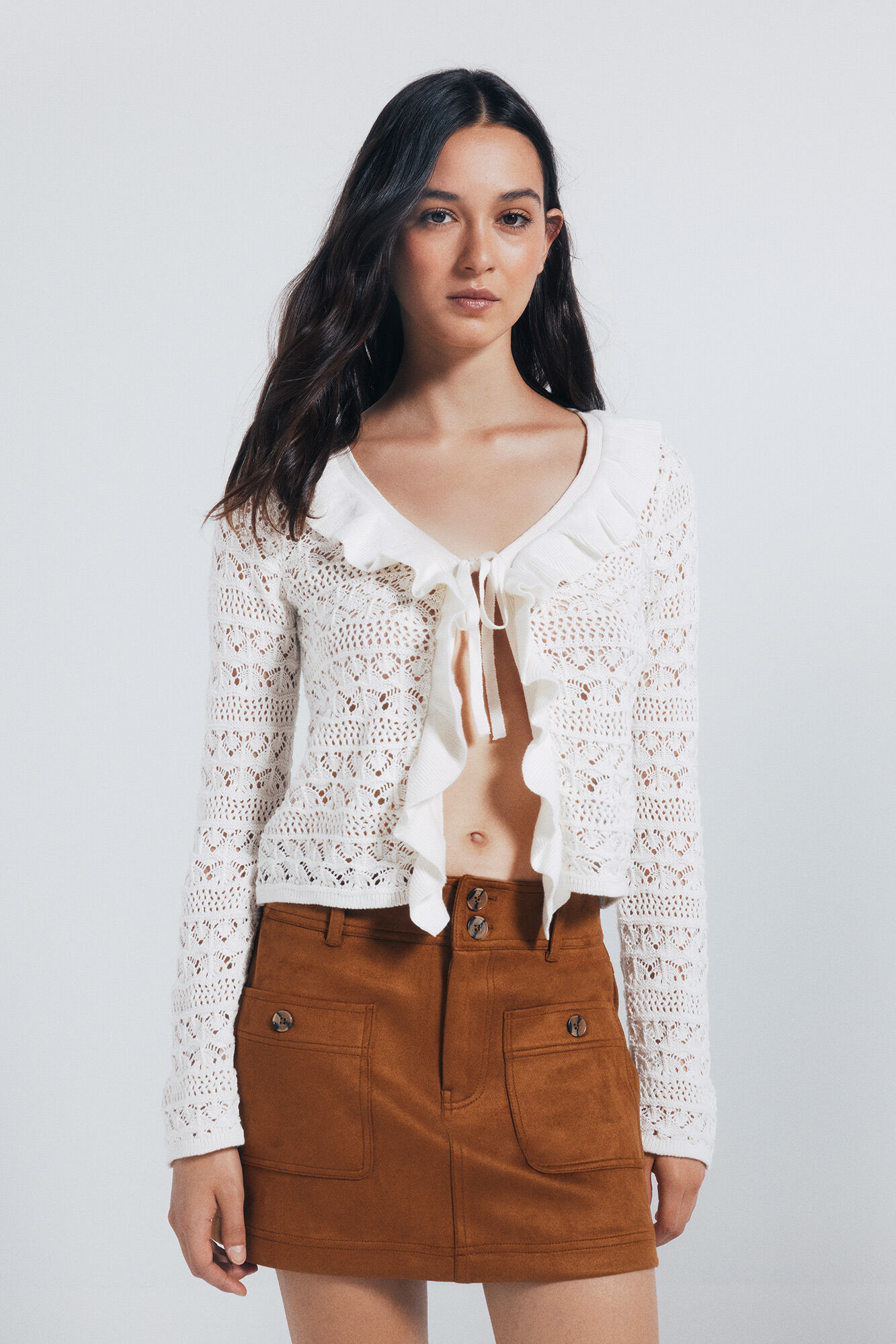 Springfield C&aacute;rdigan volantes