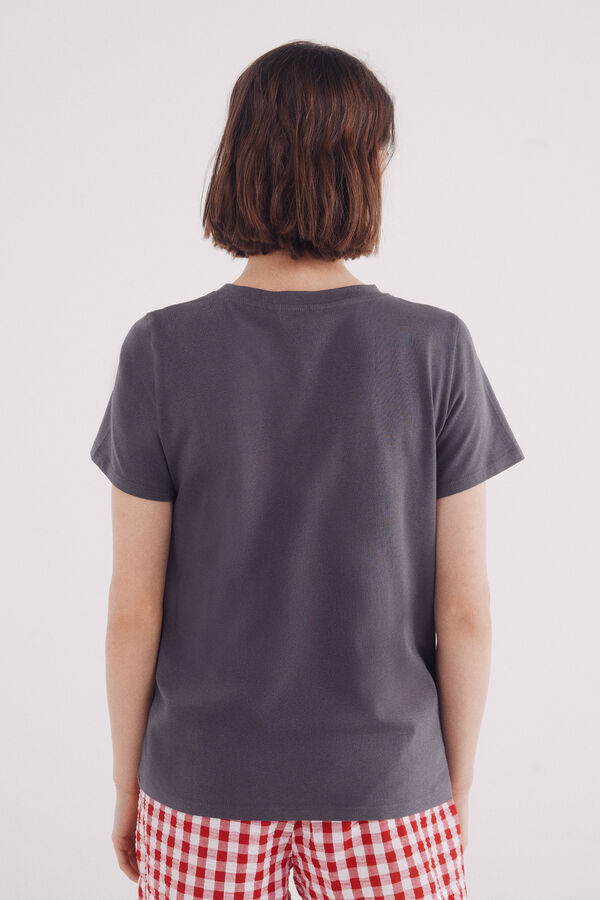 Springfield Playera "Cherry love" gris