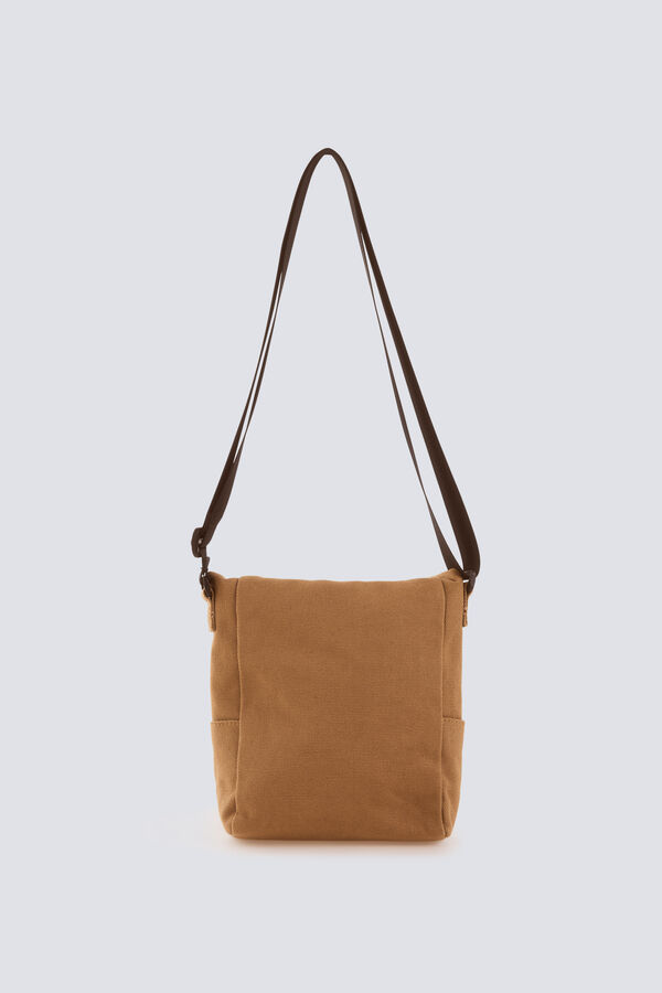 Springfield Bolsa mediana cruzada beige