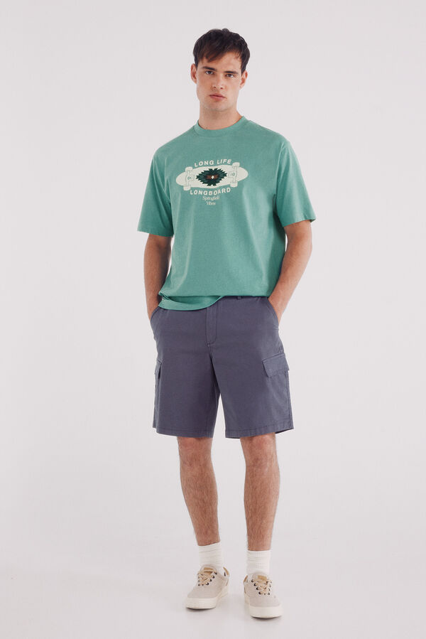 Springfield Camiseta longboard verde