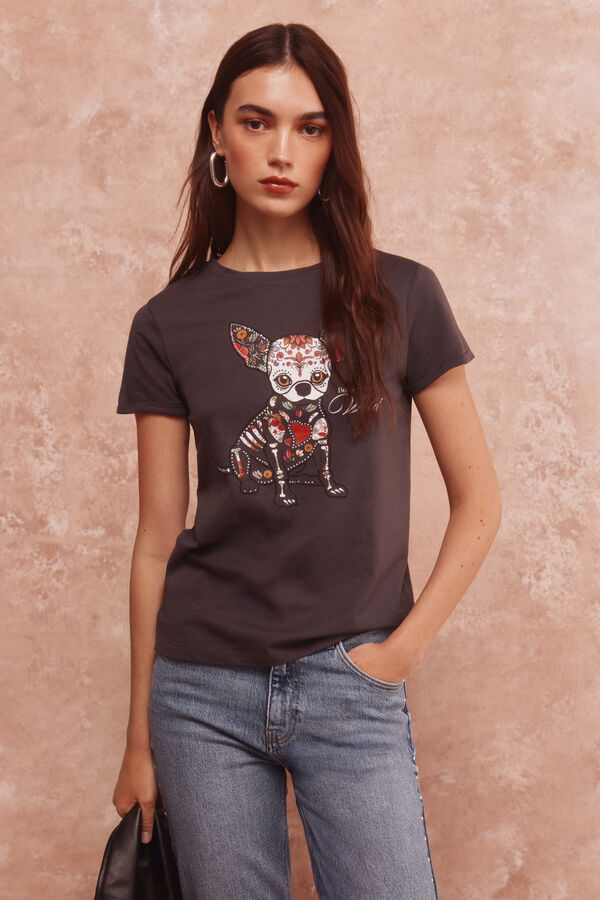 Springfield Playera "Salvaje" gris