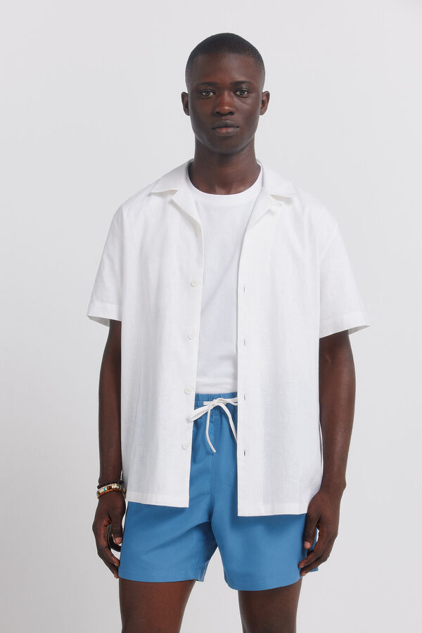 Springfield Traje de ba&ntilde;o liso azul