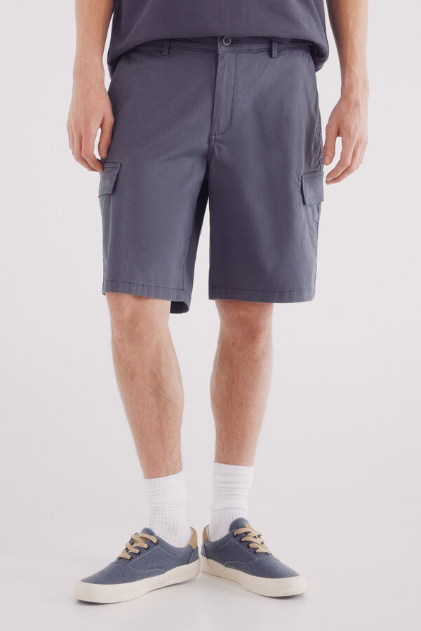 Springfield Bermuda cargo comfort fit azul indigo