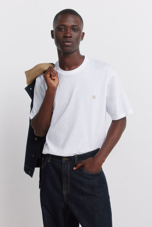 Springfield Camiseta b&aacute;sica logo Springfield natural