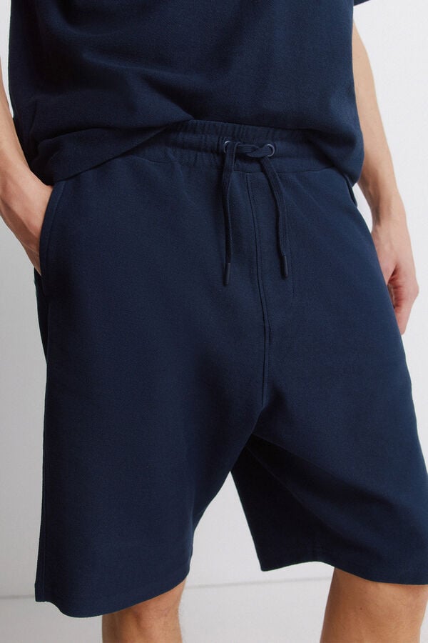 Springfield Bermudas de felpa azulado