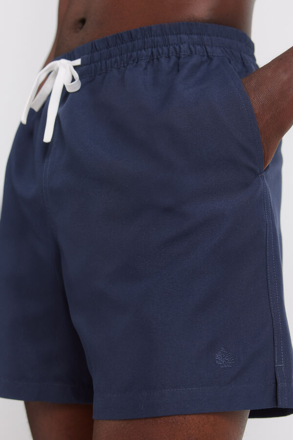 Springfield Traje de ba&ntilde;o liso azulado