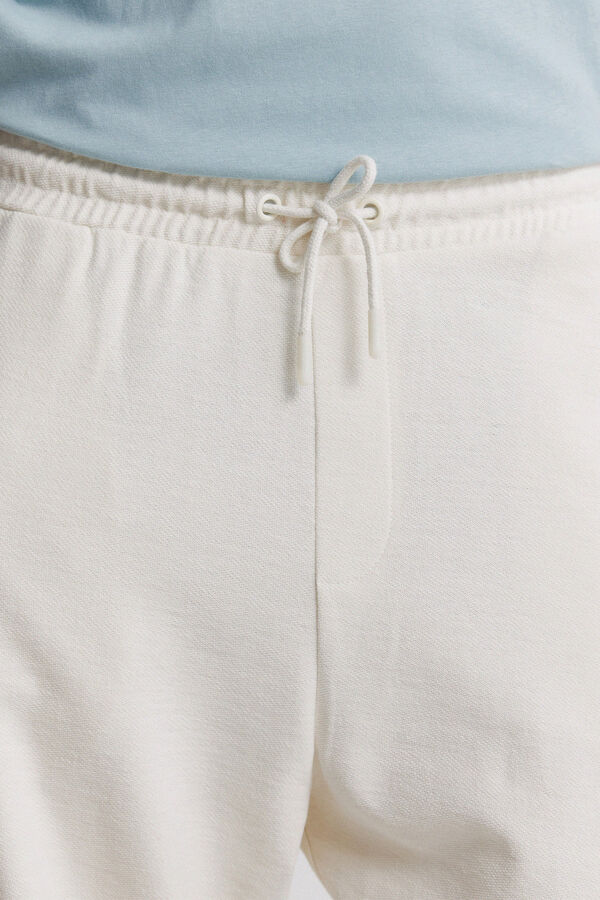 Springfield Pantal&oacute;n jogger recto blanco