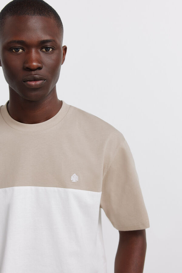 Springfield Playera de bloques de color caf&eacute;