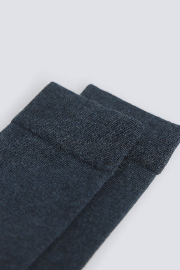 Springfield Calcet&iacute;n melange azul