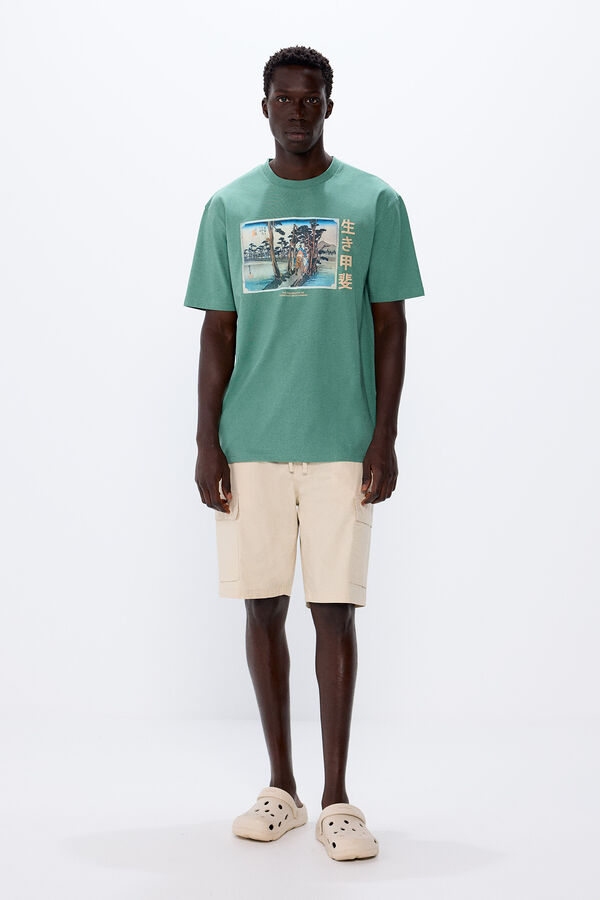 Springfield Playera phylosophy turquesa